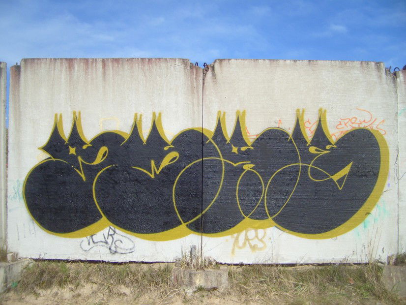 Graffiti Bombing in Sosnovy Bor,SPb - Photo by TimasYors (2010)