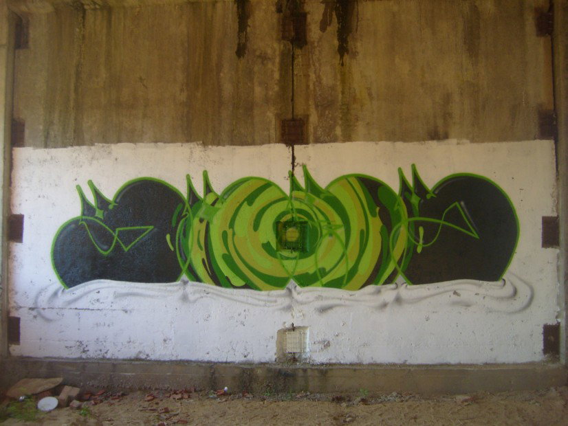 Graffiti Wall in Sosnovy Bor,SPb - Photo by TimasYors (2010)
