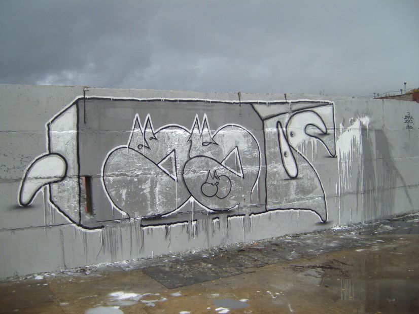 Graffiti Wall in Sosnovy Bor,SPb - Photo by TimasYors (2010)