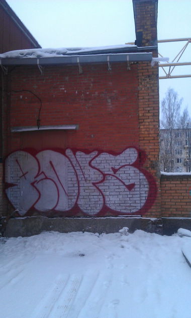Graffiti Bombing in Sosnovy Bor,SPb - Photo by TimasYors (2013)