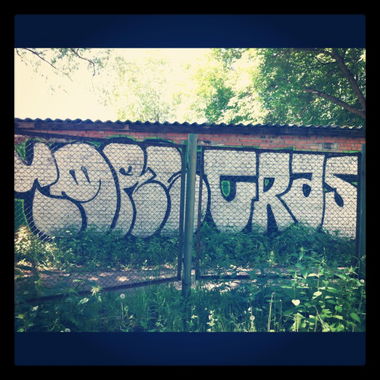 Graffiti Bombing in Sosnovy Bor - Photo by TimasYors (2012)