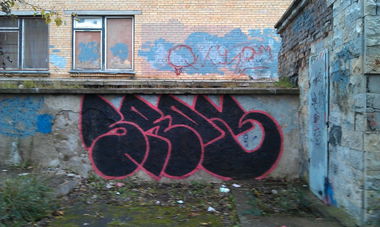 Graffiti Bombing in Sosnovy Bor - Photo by TimasYors (2012)