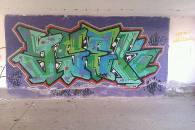 Graffiti Wall in Stralsund - Photo by Tique - Asek, Stralsund, Güstrow (2011)