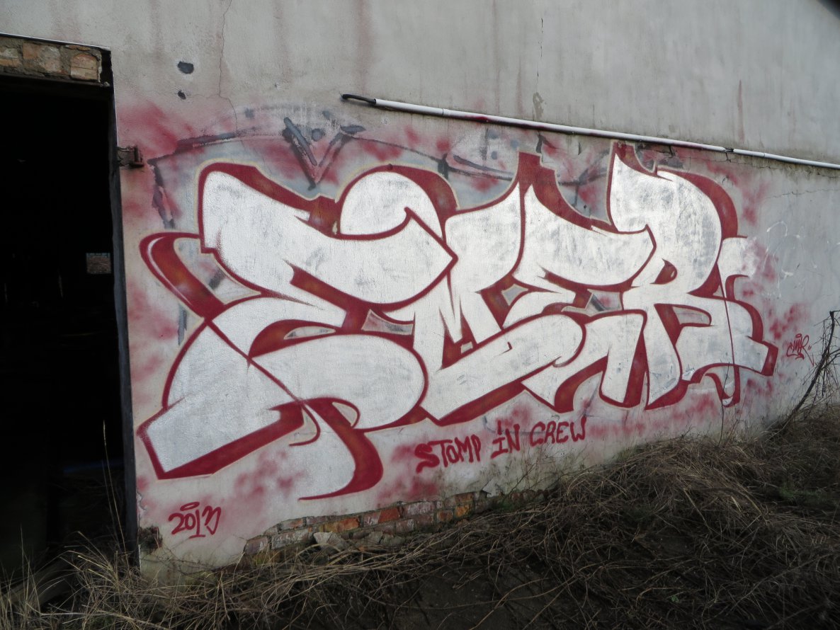 Graffiti Wall in Stralsund - Photo by Tique - emer, sic, stralsund (2013)