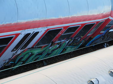 Graffiti Train in Mannheim - Photo by Tique - 1task, mannheim (2014)