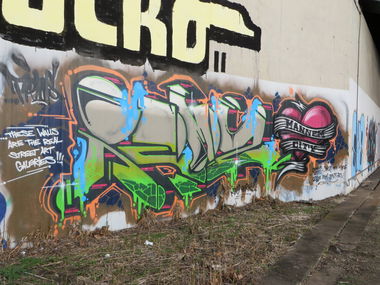 Graffiti Wall in Mannheim - Photo by Tique - rems, mannheim