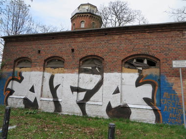 Graffiti Wall in Stralsund - Photo by Tique - afa, antifa, aks (2014)