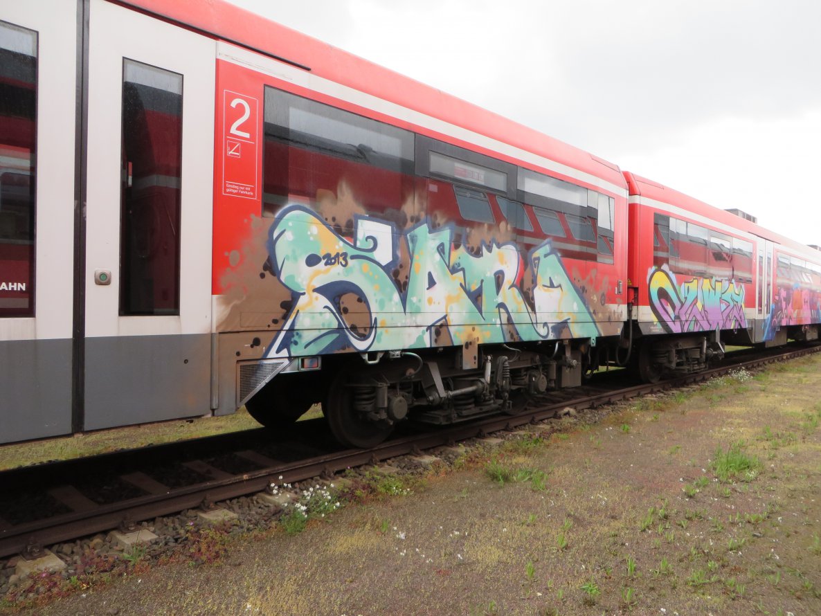 Graffiti Train - Photo by Tique - yasem, sara (2013)