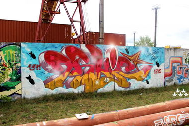 Graffiti Wall in Baranovichi - Photo by Tisot - tisot, sead, pshic (2014)