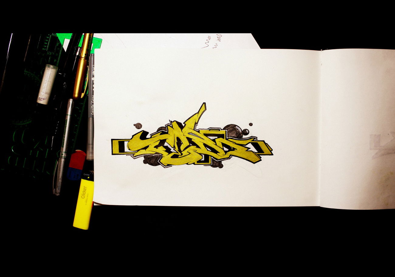 Graffiti Sketch - Photo by Tisot (2016)