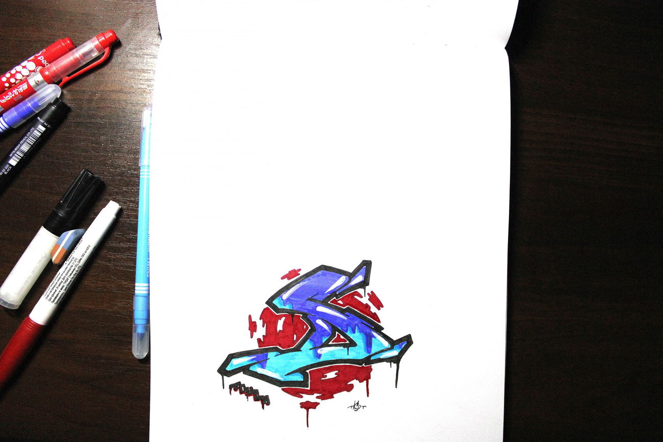 Graffiti Sketch - Photo by Tisot (2015)