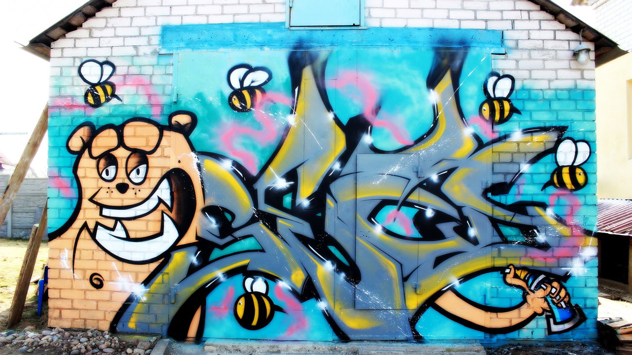 Graffiti Wall - Photo by Tisot - graffiti, ic, ironcrew (2016)