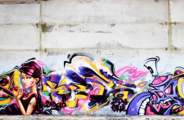 Graffiti Wall - Photo by Tisot - graffiti, ic, ironcrew (2016)