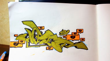 Graffiti Sketch - Photo by Tisot (2016)