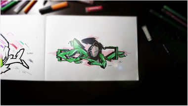 Graffiti Sketch - Photo by Tisot (2015)