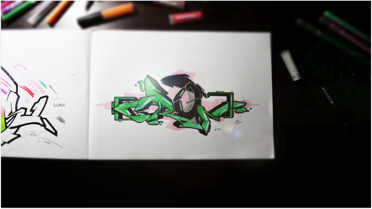 Graffiti Sketch - Photo by Tisot (2015)
