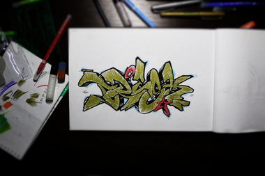 Graffiti Sketch - Photo by Tisot (2014)
