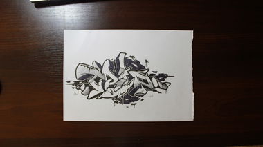 Graffiti Sketch - Photo by Tisot (2015)