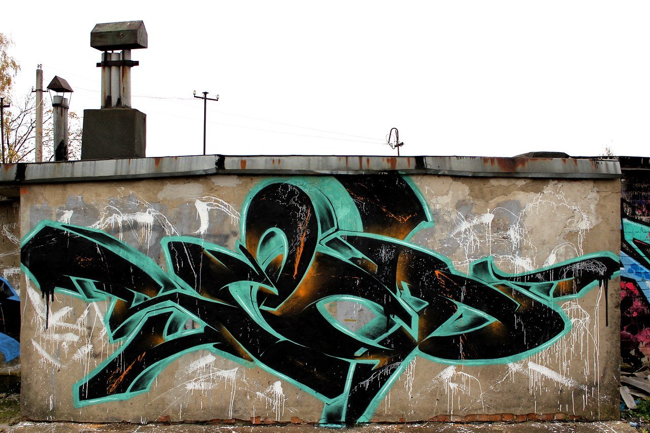 Graffiti Wall in Baranovichi - Photo by Tisot (2013)