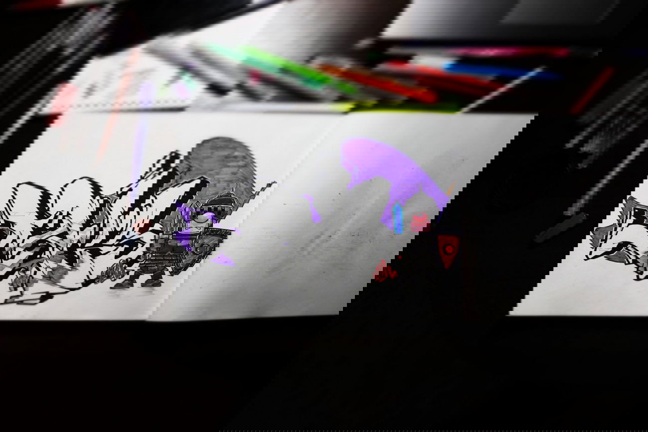 Graffiti Sketch - Photo by Tisot (2014)