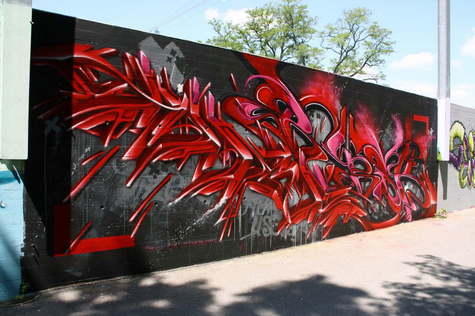 Graffiti Wall in Frauenfeld - Photo by Tizerteks1 (2012)
