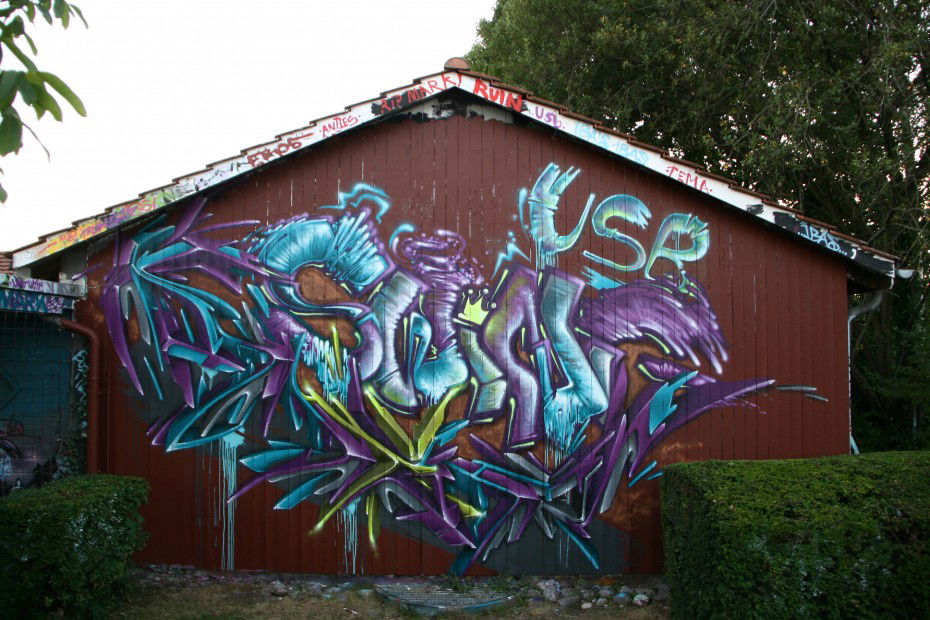 Graffiti Wall in Winterthur - Photo by Tizerteks1 (2012)