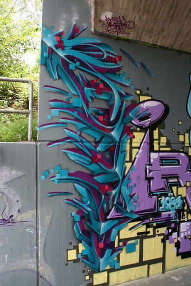 Graffiti Wall in Ingolstadt - Photo by Tizerteks1 (2012)