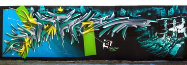 Graffiti Wall in Schaffhausen - Photo by Tizerteks1 (2013)