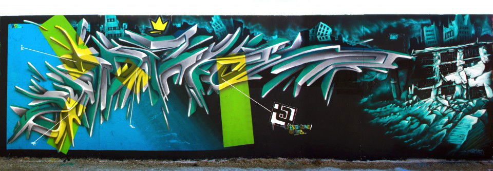 Graffiti Wall in Schaffhausen - Photo by Tizerteks1 (2013)
