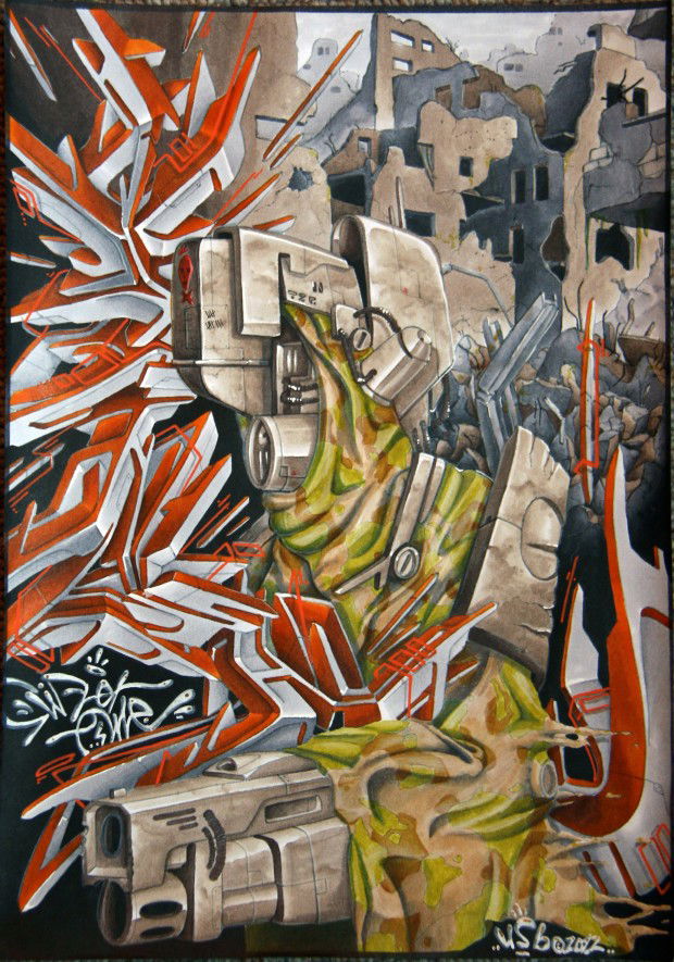 Graffiti Sketch - Photo by Tizerteks1 (2012)