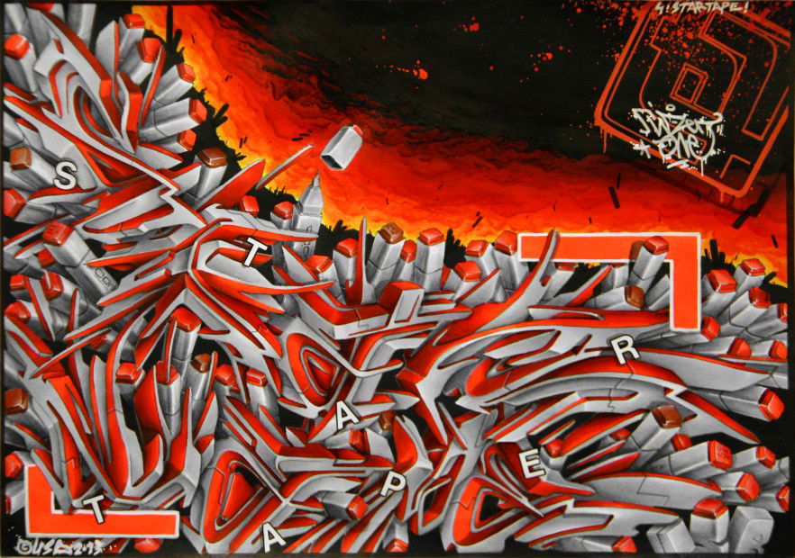 Graffiti Sketch - Photo by Tizerteks1 (2013)