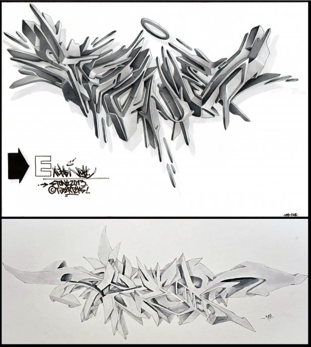 Graffiti Sketch - Photo by Tizerteks1 (2013)