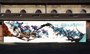 Graffiti Wall in Winterthur - Photo by Tizerteks1 (2014)