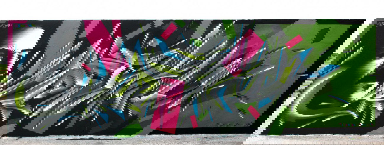 Graffiti Wall in Büsingen am Hochrhein - Photo by Tizerteks1 (2014)