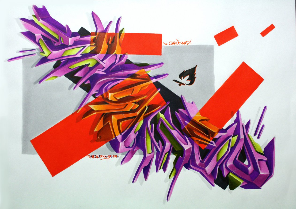 Graffiti Sketch - Photo by Tizerteks1 (2014)