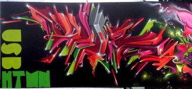 Graffiti Wall in Frauenfeld - Photo by Tizerteks1 (2014)