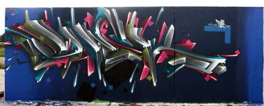 Graffiti Wall in Schaffhausen - Photo by Tizerteks1 (2014)