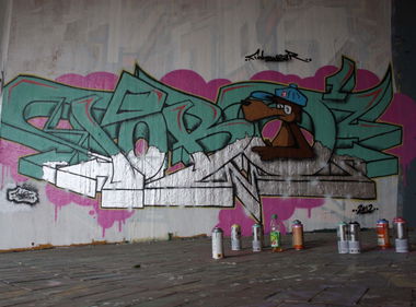 Graffiti Wall in Stuttgart - Photo by Tobo - Tobo, Lift, Cans (2012)