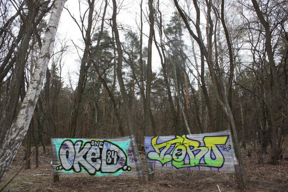 Graffiti Wall in Whistler - Photo by Tobo - Tobo, Oked, Oced (2011)