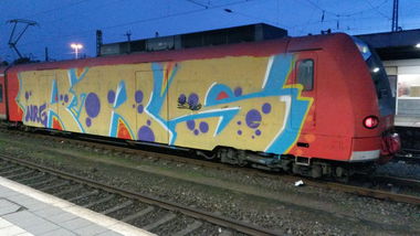 Graffiti Train - Photo by ToboGraff