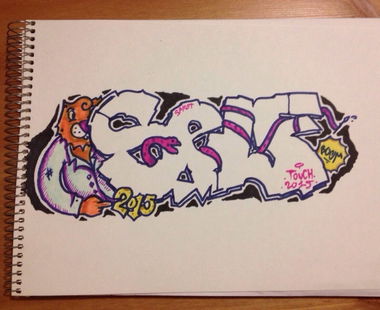 Graffiti Sketch - Photo by TodayCrew - Graffiti, sketch, battle (2015)