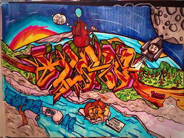 Graffiti Sketch - Photo by TodayCrew - Graffiti, sketch, battle (20-5)