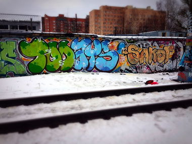 Graffiti Wall - Photo by TodayCrew - Winter, production, fluxek (2015)