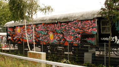 Graffiti Train - Photo by Tokk