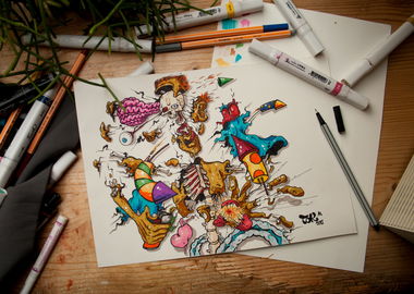 Graffiti Sketch - Photo by Tokk