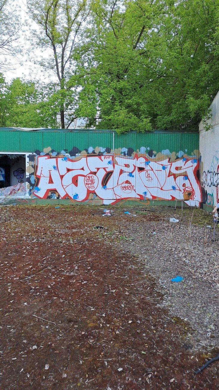 Graffiti Wall in Ustal miejsce - Photo by Tomcio (2023)