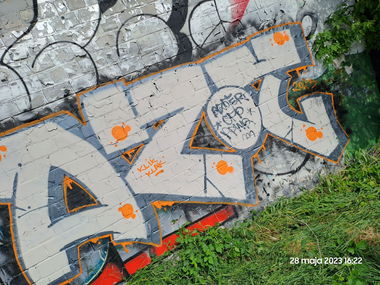 Graffiti Wall in Ustal miejsce - Photo by Tomcio - linia (2023)