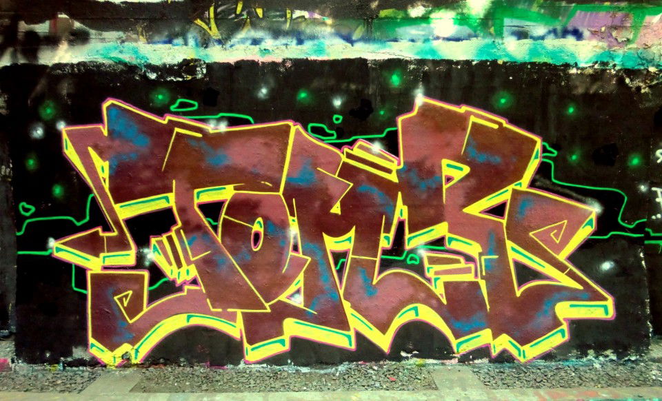 Graffiti Wall - Photo by Tomer - EMU, ASG, BZM