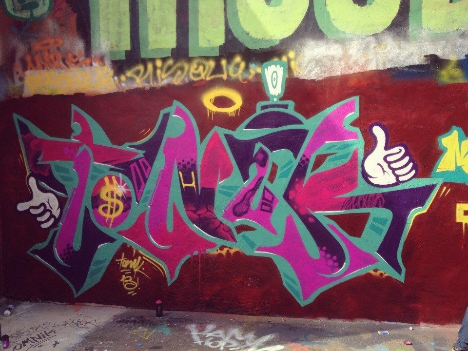 Graffiti Wall in Moscow - Photo by Tonik - Tonik (2013)