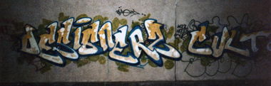 Graffiti Wall in Berlin - Photo by Tosca - designerz, cult, dc (1990)